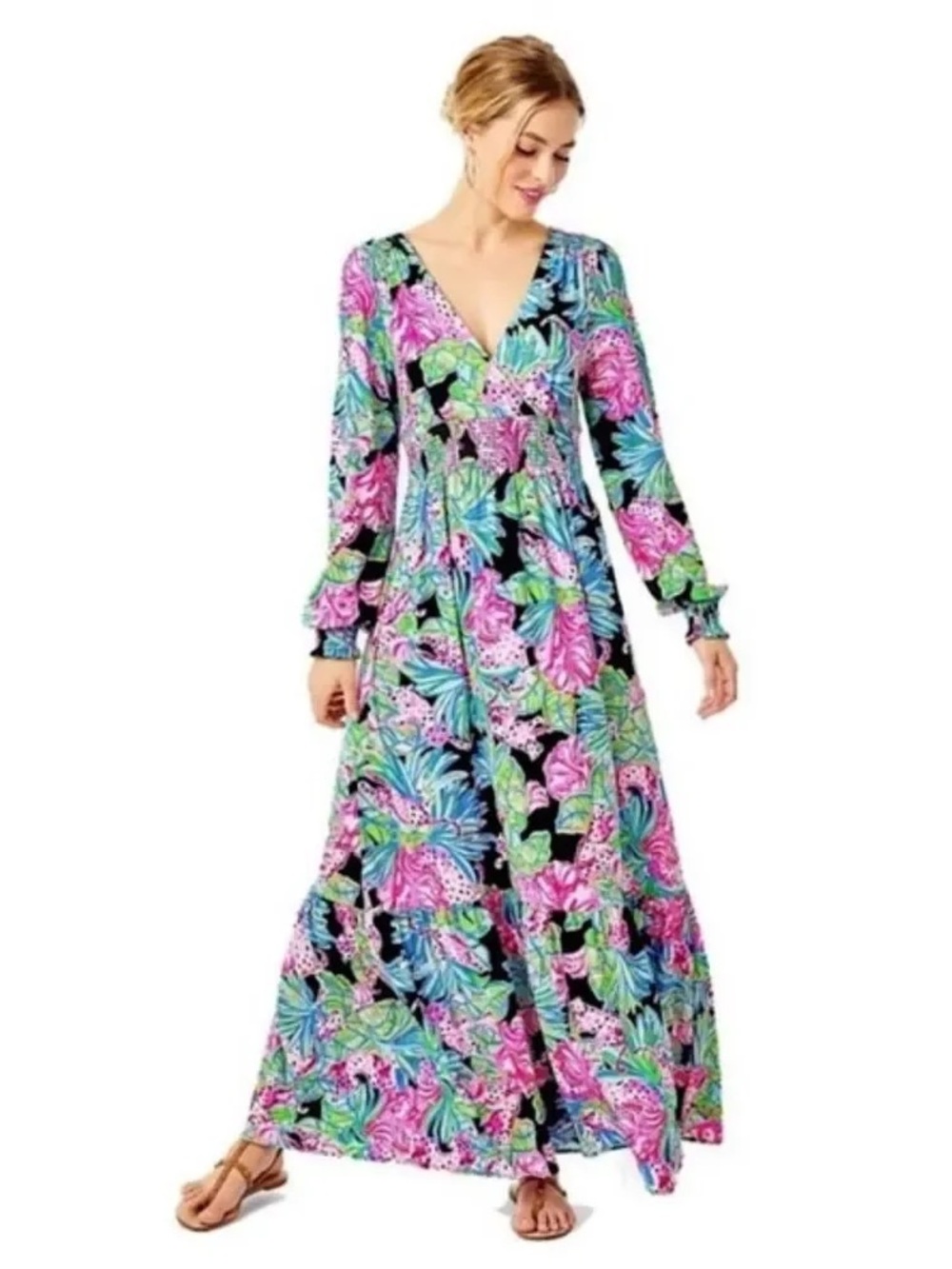 EUC Lilly Pulitzer Mistral Maxi Dress size L